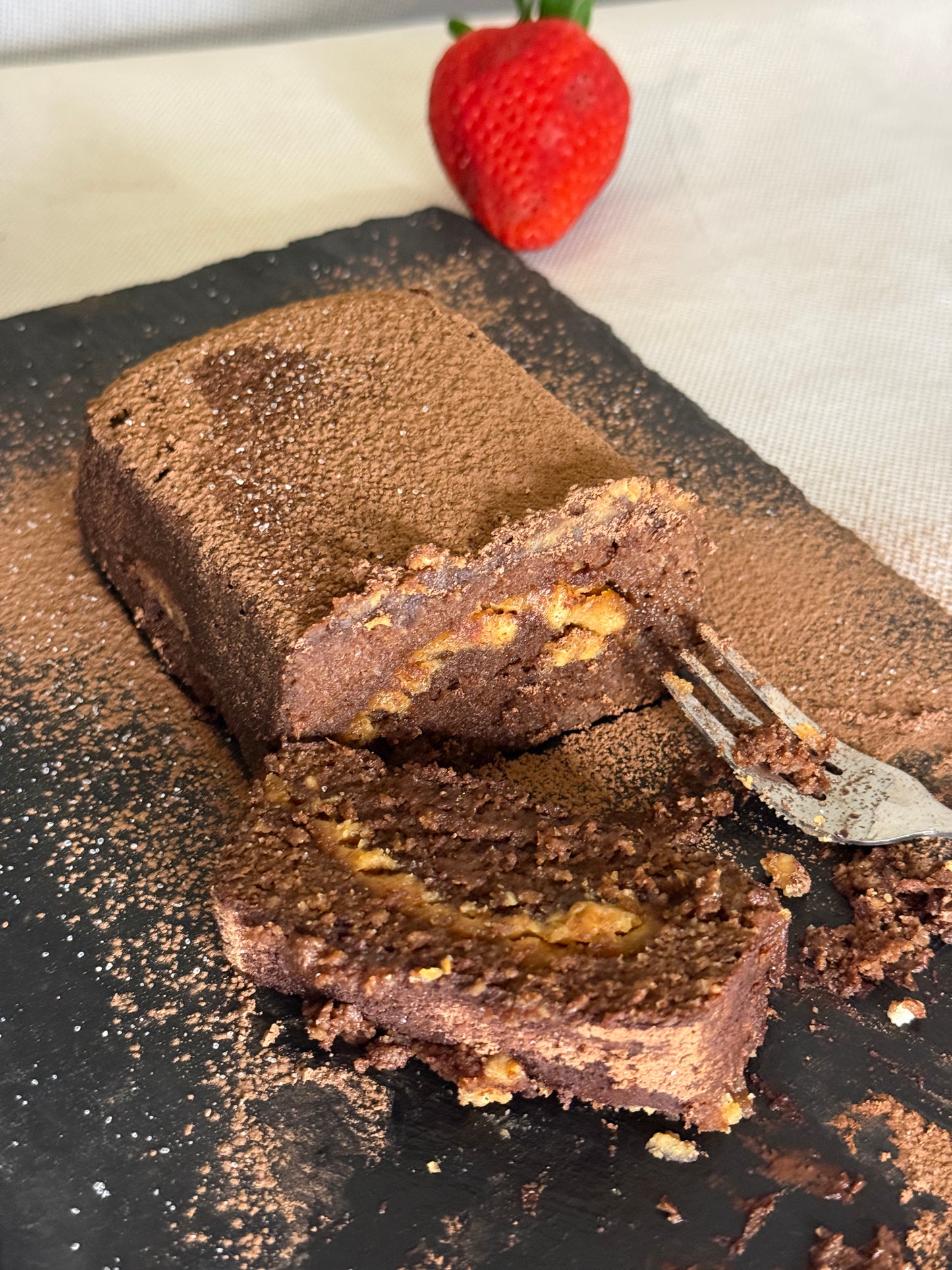 KETO CHOCOLATE PUDDING LOAF CAKE